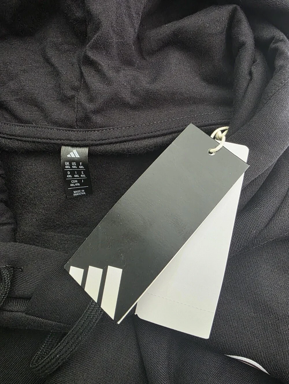 Adidas 3D Retro 70s Striped Logo Hoodie. NEW!